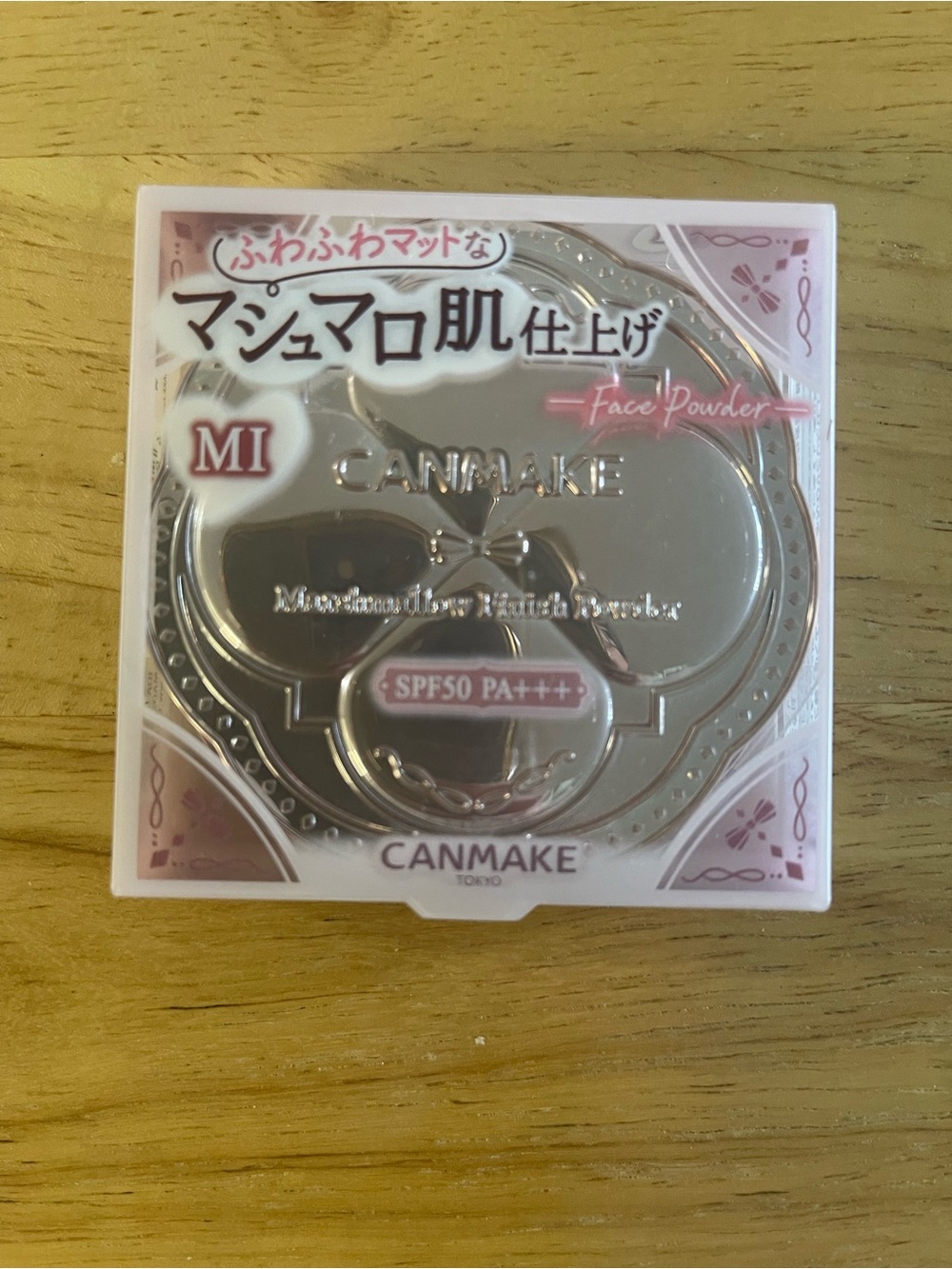 Marshmallow Finish Face Powder MI - Pink/Silver Compact